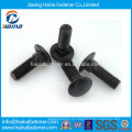 Zinc plateado DIN607 Carriage Bolt Ribbed Neck